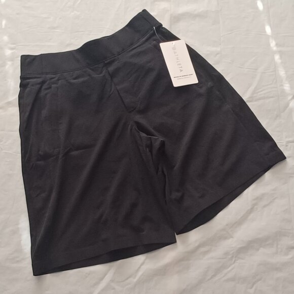 NWT Athleta Black Sz 0 Brooklyn Bermuda Shorts Featherweight Stretch - Picture 6 of 9